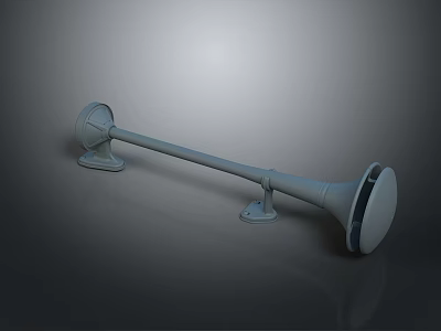 Efficient Computer Heat Sink With Dual Circular Fans And Metal Rod Structure 3d model