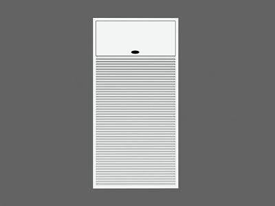 Modern air shaft shutter air tunnel grille window well shutter 3d model