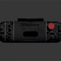 Black Camouflage Portable Handheld Game Console With Carbon Fiber Texture And Screen
