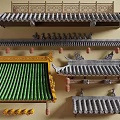 Ancient Architecture Traditional Roof Designs Featuring Glazed Tiles Intricate Carvings And Classic Eaves