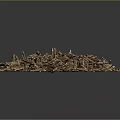 Natural Wood and Stone Raw Material Chips for Craft and Construction Projects