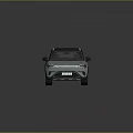 Modern Compact Electric Car With Light Blue Exterior And Black Roof Design