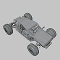 Sci-fi buggy 3d model