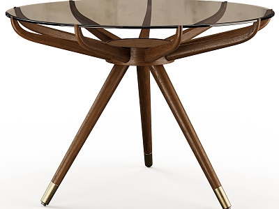 Round table side table model