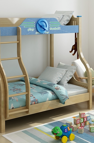 Modern Bed 3d model