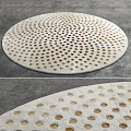 Round carpet 3d model