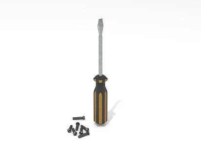 Modern screwdriver 3d model