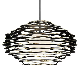 Modern chandelier Luma corbett 3d model