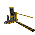Public Parking Payment System With Control Machine Barrier Gate And Ground Sensor Coil 3d model