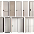 Modern Hinged Door Collection With Various Wooden Glass And Black Designs