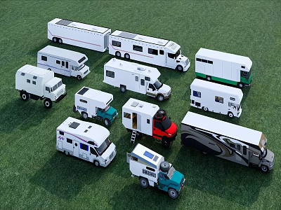 Modern RV 3d model Modern RV 3d model