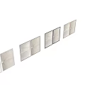 Decorative Wooden Picture Frames With Abstract Line Art For Home Decoration