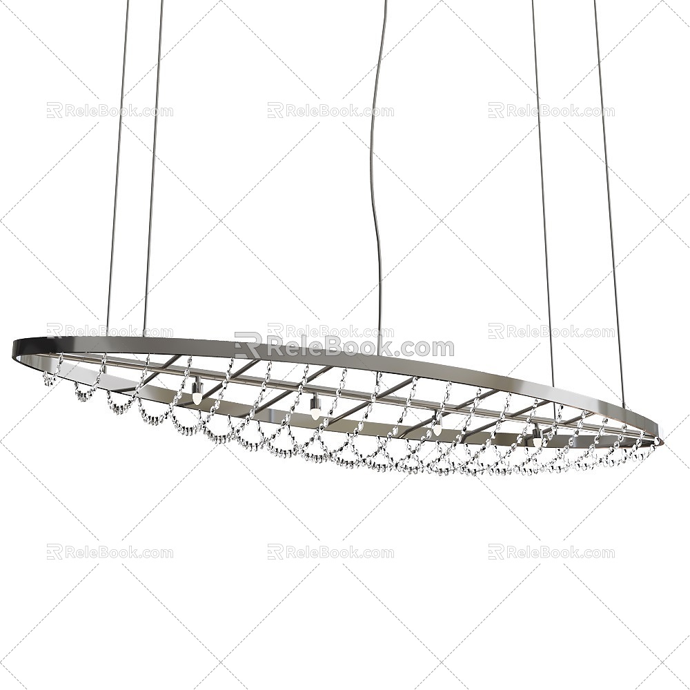 Mellow modern chandelier 18w 3d model