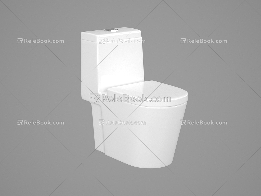 Modern toilet 3d model