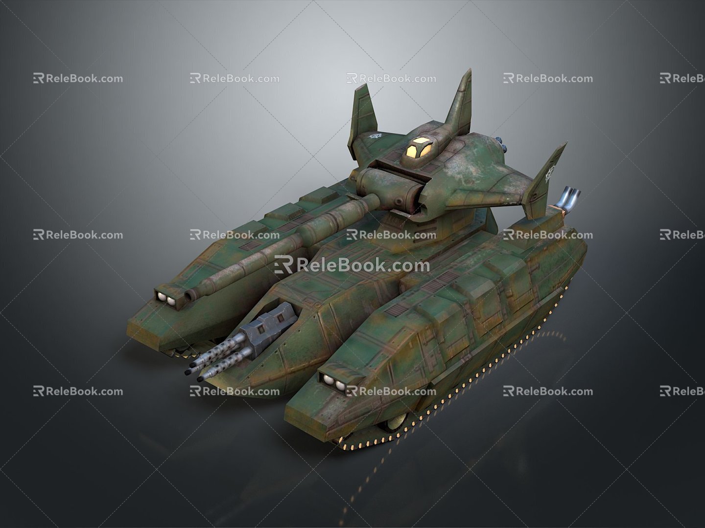 Sci-fi Tank Cartoon Tank Sci-fi Vehicle Sci-fi Vehicle World of Tanks Tank War Anime Tank 3d model