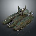 Sci-fi Tank Cartoon Tank Sci-fi Vehicle Sci-fi Vehicle World of Tanks Tank War Anime Tank 3d model