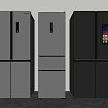 Modern Refrigerators Featuring Sleek Designs Various Door Styles and Digital Displays