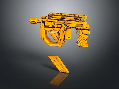 rifle semi-automatic rifle combat rifle battle rifle carbine war rifle attack rifle 3d model