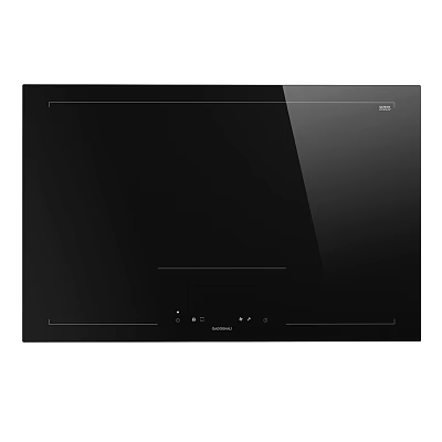 Midea Kitchen Appliance Black Glass Surface Built-in Cooktop with Modern Control Panel 3d model