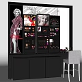 Cosmetic display cabinet 3d model