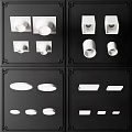 Various Downlights and Spotlights in Round Square and Cylindrical Designs for Home and Commercial Lighting