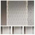 Stylish Background Wall Designs With Different Textures Materials Curved Grooves Light Dark And Concrete Tones