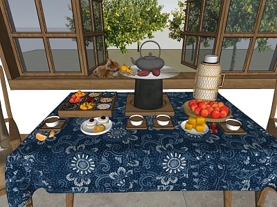 Tea Boiling Teapot 3d model