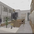 Men's Custom Clothing Store Front With Window Display Mannequins In Suits