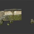 Ancient Architectural Structure With Stone Walls Moss Covered Surfaces And Traditional Roof Design