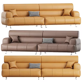Miloti Minotti Multiplayer Sofa Collection 3d model