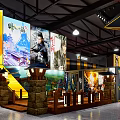 Modern Booth Hand Tour Booth Design Game E-sports Booth Game Booth Technology Booth Chinajoy Booth Double-layer Booth 3d model