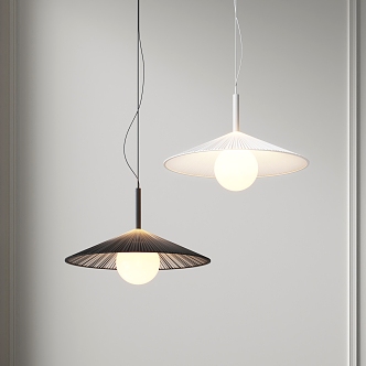 Modern chandelier 3d model