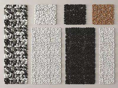 Various Colored Textured Carpet Samples For Home Decor And Flooring Options 3d model