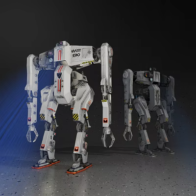 Electric Toy Robots With Mechanical Design Movable Joints And Action Features For Kids 3d model