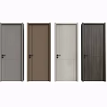 Simple sliding door 3d model