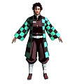 Anime Characters Man Japanese Game Characters Game Characters Ancient Characters 3d model