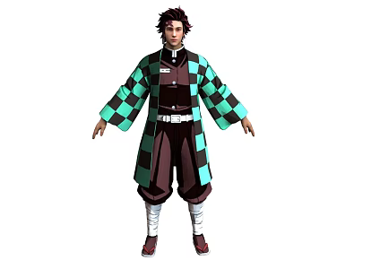 Anime Characters Man Japanese Game Characters Game Characters Ancient Characters 3d model