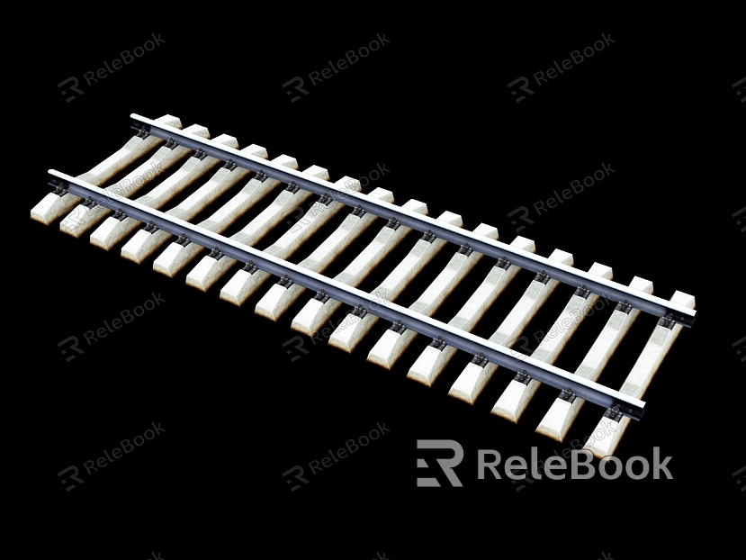 Rail track Train track model