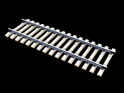 Rail track Train track 3d model