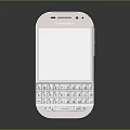 BlackBerry Classic Mobile Phone Featuring Physical QWERTY Keyboard And White Display Screen