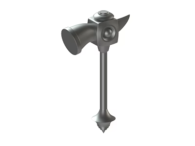 Heavy Duty Steel Hardware Hammer With Claw And Pointed Tip For DIY Projects 3d model