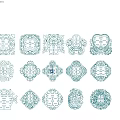 Traditional Chinese Red Paper Cut Wall Decor With Double Happiness Characters And Festive Ornamental Patterns