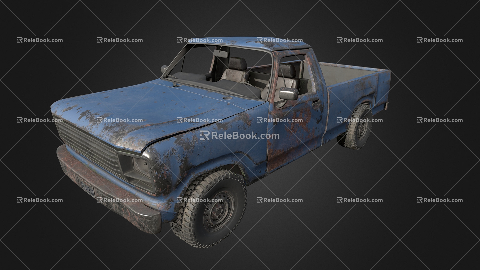 Pickup Motor Vehicle Transportation Equipment 3d model