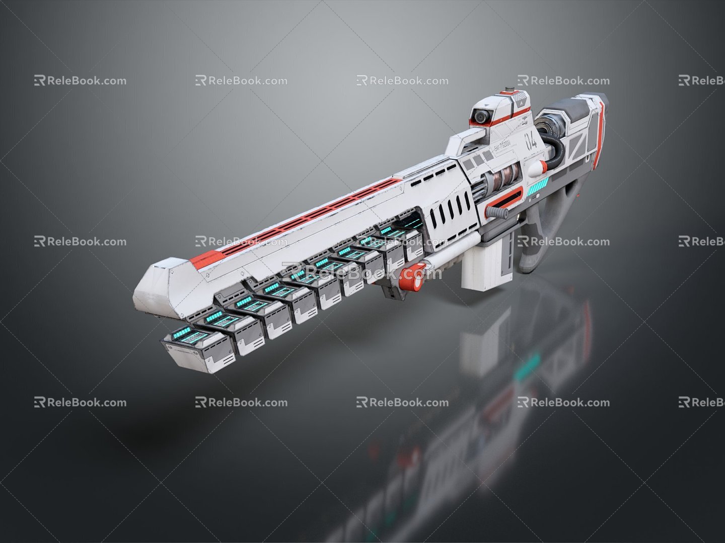 Modern Sci-Fi Gun Sci-Fi Firearms Sci-Fi Game Gun Games Firearms Game Gun 3d model