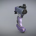 Modern thermometer temperature scanner 3d model
