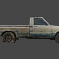 Technical truck 3d model