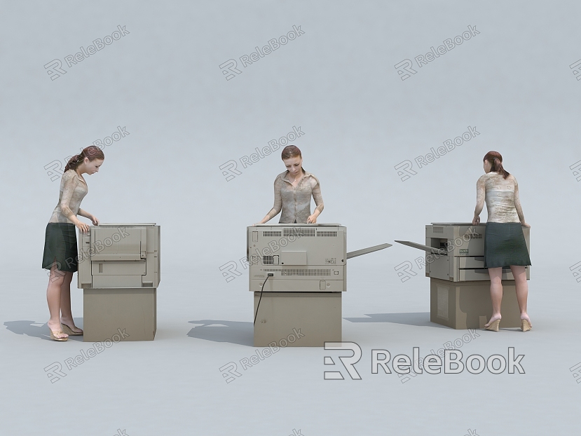 Printer scanner copy agency staff office staff model