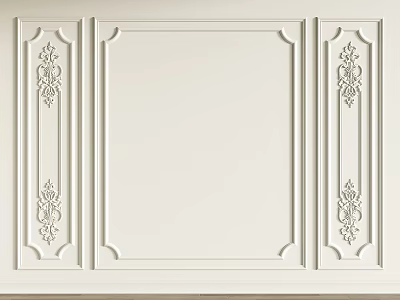 French parapet line 3d model