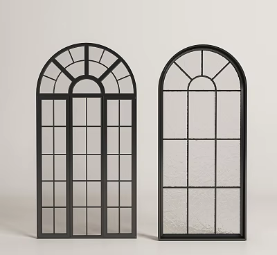French Window French Window Arch Window 3d model
