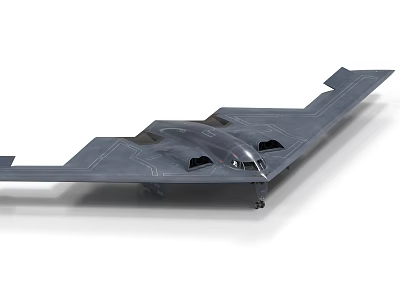 B2 stealth bomber stealth fighter stealth fighter 3d model
